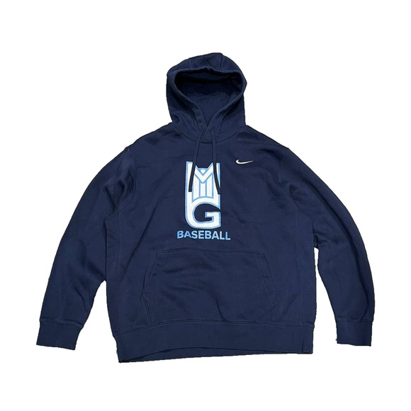 Nike Other - NIKE Baseball Y2K men Fleece Hoodie Navy XL A004464